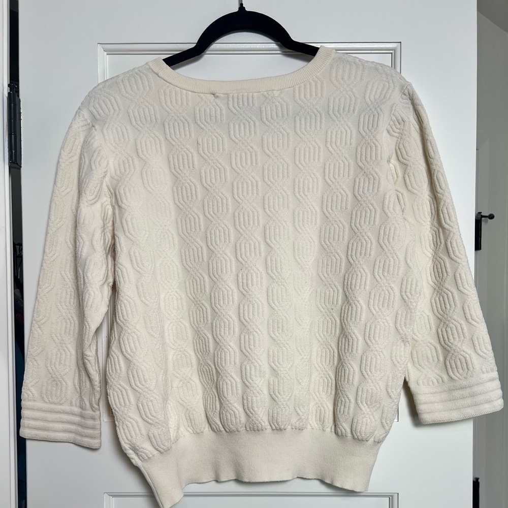 Marc by Marc Jacobs Cream Geometric Sweater (Medium) View 4